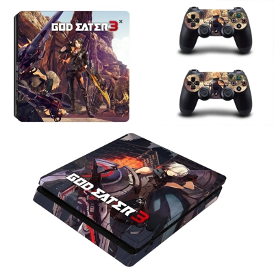 God Eater 3 decal skin for PS4 Slim Console and two contro.. God Eater 3 decal skin for PS4 Slim Console and two contro..