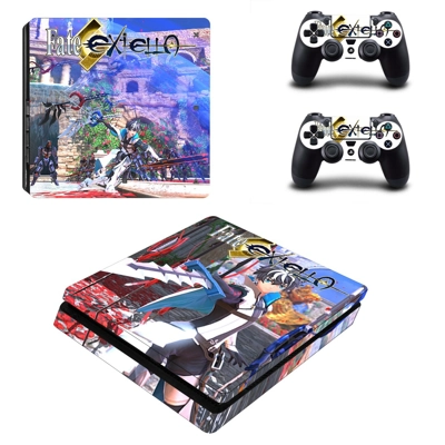 Fate Extella decal skin for PS4 Slim Console and two contr.. Fate Extella decal skin for PS4 Slim Console and two contr..