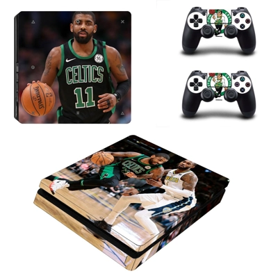 Kyrie Irving decal skin for PS4 Slim Console and two contr.. Kyrie Irving decal skin for PS4 Slim Console and two contr..