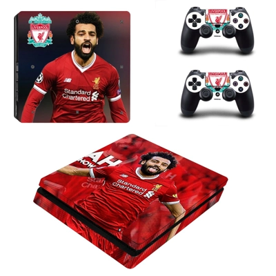 Mohamed Salah decal skin for PS4 Slim Console and two cont.. Mohamed Salah decal skin for PS4 Slim Console and two cont..