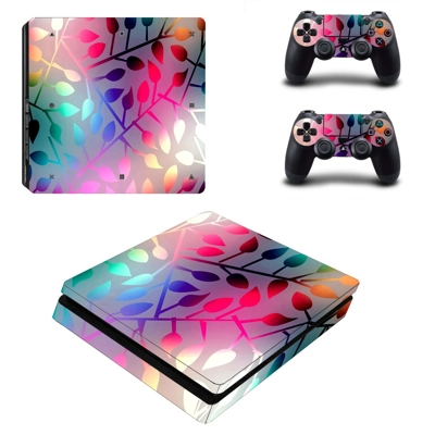 Abstract wallpaper decal skin for PS4 Slim Console and two.. Abstract wallpaper decal skin for PS4 Slim Console and two..