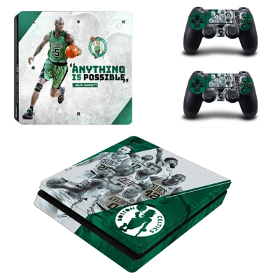Kevin Garnett decal skin for PS4 Slim Console and two cont.. Kevin Garnett decal skin for PS4 Slim Console and two cont..