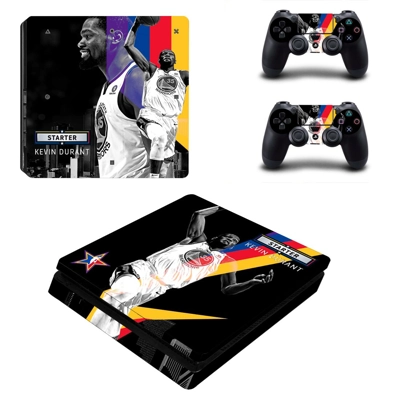 Kevin Durant decal skin for PS4 Slim Console and two contr.. Kevin Durant decal skin for PS4 Slim Console and two contr..