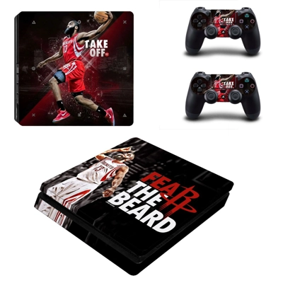James Harden decal skin for PS4 Slim Console and two contr.. James Harden decal skin for PS4 Slim Console and two contr..