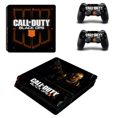 Call of Duty black ops 4 decal skin for PS4 Slim Console a.. Call of Duty black ops 4 decal skin for PS4 Slim Console a..