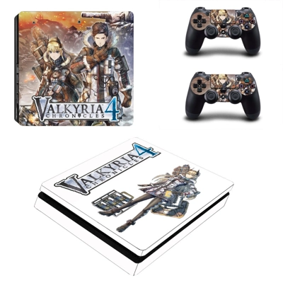 Valkyria Chronicles 4 decal skin for PS4 Slim Console and .. Valkyria Chronicles 4 decal skin for PS4 Slim Console and ..