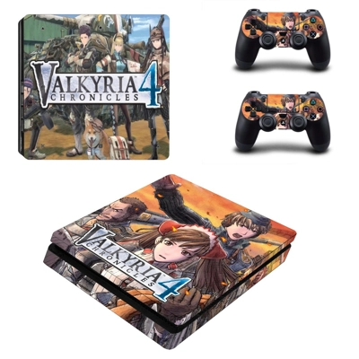 Valkyria Chronicles 4 decal skin for PS4 Slim Console and .. Valkyria Chronicles 4 decal skin for PS4 Slim Console and ..