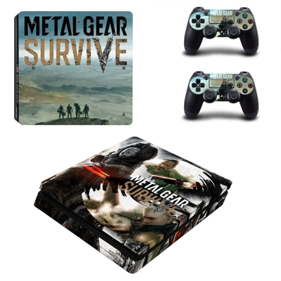 Metal Gear Survive decal skin for PS4 Slim Console and two controllers