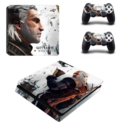 The Witcher Wild Hunt decal skin for PS4 Slim Console and .. The Witcher Wild Hunt decal skin for PS4 Slim Console and ..
