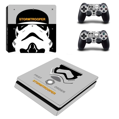 Star Wars Stormtrooper decal skin for PS4 Slim Console and.. Star Wars Stormtrooper decal skin for PS4 Slim Console and..