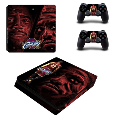 Cleveland Cavaliers decal skin for PS4 Slim Console and tw.. Cleveland Cavaliers decal skin for PS4 Slim Console and tw..