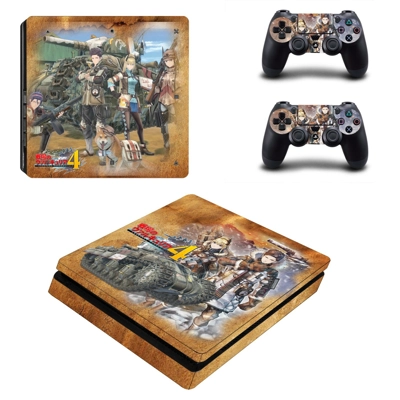 Valkyria Chronicles 4 decal skin for PS4 Slim Console and .. Valkyria Chronicles 4 decal skin for PS4 Slim Console and ..