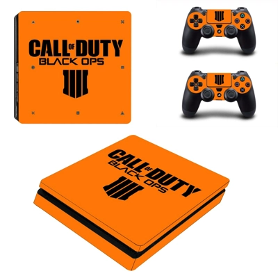 Call of Duty black ops 4 decal skin for PS4 Slim Console a.. Call of Duty black ops 4 decal skin for PS4 Slim Console a..