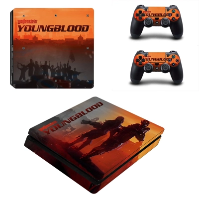 Wolfenstein youngblood decal skin for PS4 Slim Console and.. Wolfenstein youngblood decal skin for PS4 Slim Console and..