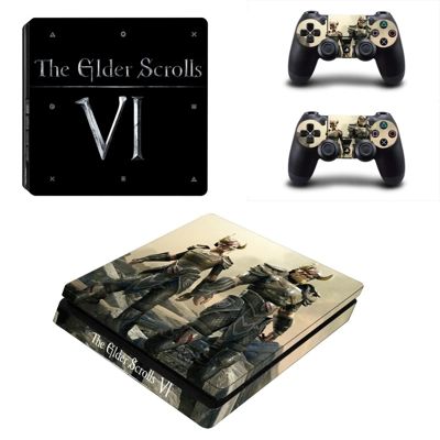 The Elder Scrolls 6 decal skin for PS4 Slim Console and tw.. The Elder Scrolls 6 decal skin for PS4 Slim Console and tw..