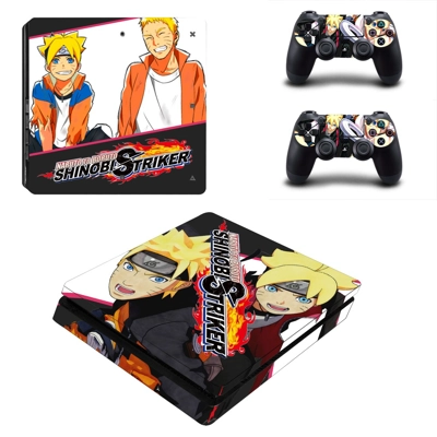 Naruto to Boruto Shinobi Striker decal skin for PS4 Slim C.. Naruto to Boruto Shinobi Striker decal skin for PS4 Slim C..