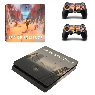 Sea of Solitude decal skin for PS4 Slim Console and two co.. Sea of Solitude decal skin for PS4 Slim Console and two co..