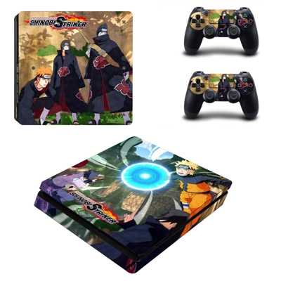 Sekiro Shadows Die Twice decal skin for PS4 Slim Console and two controllers