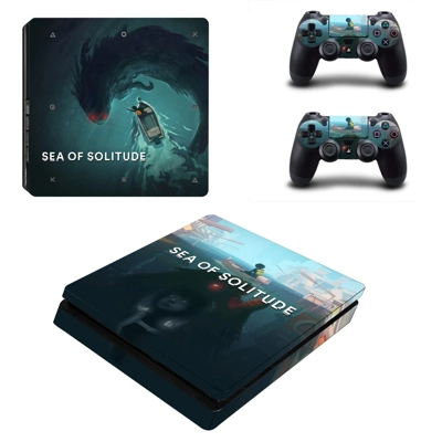Sea of Solitude decal skin for PS4 Slim Console and two co.. Sea of Solitude decal skin for PS4 Slim Console and two co..
