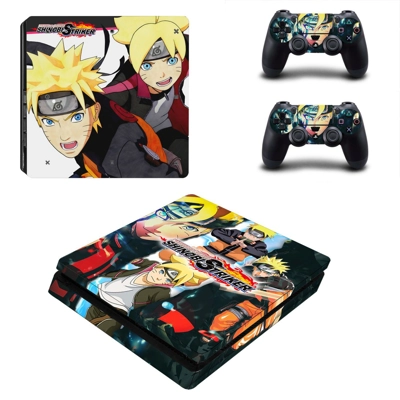 Naruto to Boruto Shinobi Striker decal skin for PS4 Slim C.. Naruto to Boruto Shinobi Striker decal skin for PS4 Slim C..