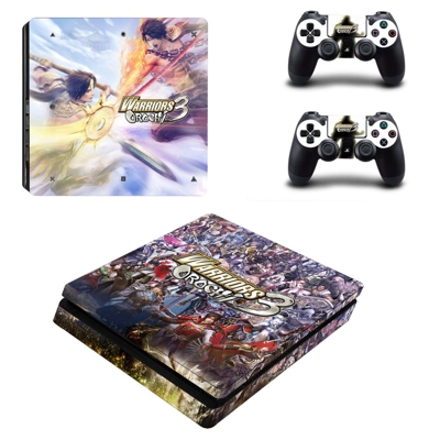 Warriors Orochi 3 decal skin for PS4 Slim Console and two controllers