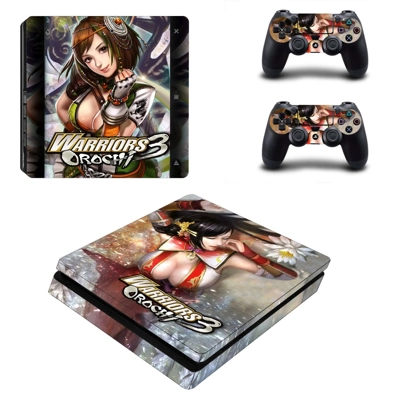 Warriors Orochi 3 decal skin for PS4 Slim Console and two .. Warriors Orochi 3 decal skin for PS4 Slim Console and two ..