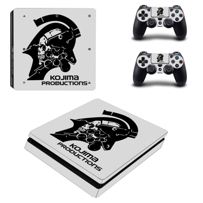 Kojima Productions decal skin for PS4 Slim Console and two.. Kojima Productions decal skin for PS4 Slim Console and two..