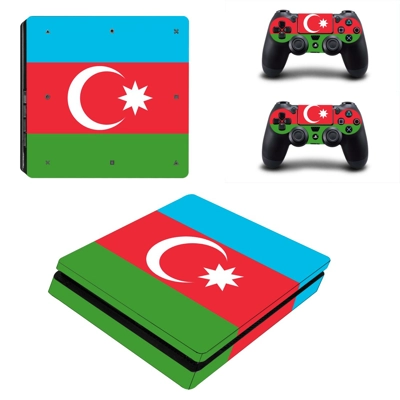 Azerbaijan Democratic Republic decal skin for PS4 Slim Con.. Azerbaijan Democratic Republic decal skin for PS4 Slim Con..