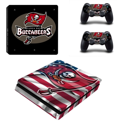 Tampa bay buccaneers decal skin for PS4 Slim Console and t.. Tampa bay buccaneers decal skin for PS4 Slim Console and t..