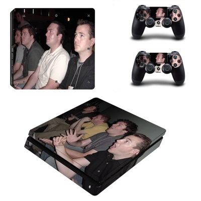 Reaction Guys decal skin for PS4 Slim Console and two cont.. Reaction Guys decal skin for PS4 Slim Console and two cont..
