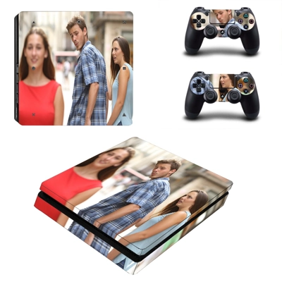 Reaction Guys decal skin for PS4 Slim Console and two controllers