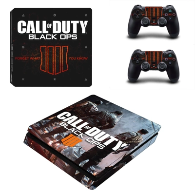 Call of Duty Black ops 4 decal skin for PS4 Slim Console a..