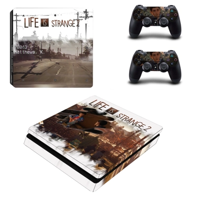 Life is Strange 2 decal skin for PS4 Slim Console and two .. Life is Strange 2 decal skin for PS4 Slim Console and two ..