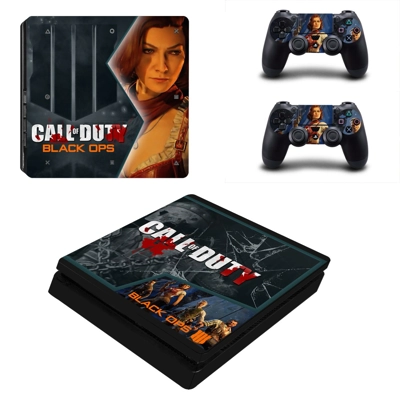 Call of Duty Black ops 4 decal skin for PS4 Slim Console a.. Call of Duty Black ops 4 decal skin for PS4 Slim Console a..