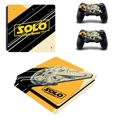 Solo A Star Wars Story decal skin for PS4 Slim Console and two controllers