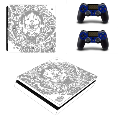 Yakuza decal skin for PS4 Slim Console and two controllers Yakuza decal skin for PS4 Slim Console and two controllers