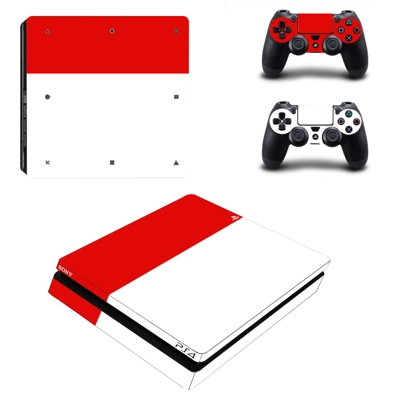 Sony Classic decal skin for PS4 Slim Console and two contr.. Sony Classic decal skin for PS4 Slim Console and two contr..