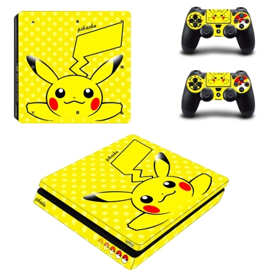 Pokemon go pikachu decal skin for PS4 Slim Console and two.. Pokemon go pikachu decal skin for PS4 Slim Console and two..