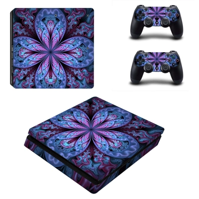 Floral Leaf decal skin for PS4 Slim Console and two contro.. Floral Leaf decal skin for PS4 Slim Console and two contro..