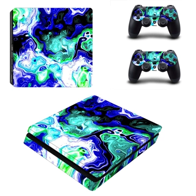 Mythical creature decal skin for PS4 Slim Console and two controllers