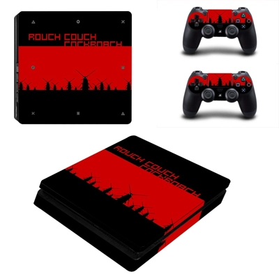 Cockroach decal skin for PS4 Slim Console and two controllers