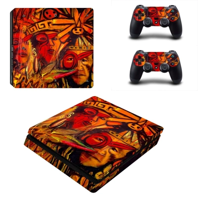 Ortega maila decal skin for PS4 Slim Console and two contr.. Ortega maila decal skin for PS4 Slim Console and two contr..