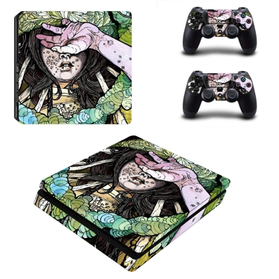 Deliver Us decal skin for PS4 Slim Console and two control.. Deliver Us decal skin for PS4 Slim Console and two control..