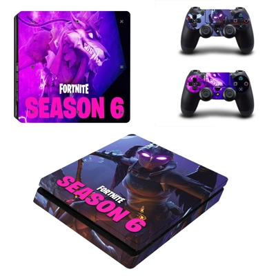 Fortnite decal skin for PS4 Slim Console and two controllers Fortnite decal skin for PS4 Slim Console and two controllers