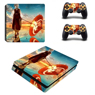 Anime water umbrella decal skin for PS4 Slim Console and t.. Anime water umbrella decal skin for PS4 Slim Console and t..