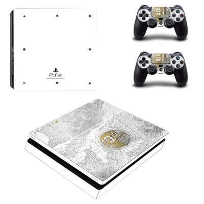 Sony Classic decal skin for PS4 Slim Console and two contr.. Sony Classic decal skin for PS4 Slim Console and two contr..