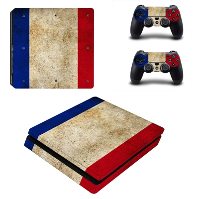 Blurry Colors decal skin for PS4 Slim Console and two cont.. Blurry Colors decal skin for PS4 Slim Console and two cont..