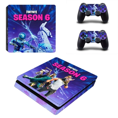 Fortnite decal skin for PS4 Slim Console and two controllers Fortnite decal skin for PS4 Slim Console and two controllers