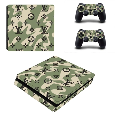 Supreme decal skin for PS4 Slim Console and two controllers Supreme decal skin for PS4 Slim Console and two controllers