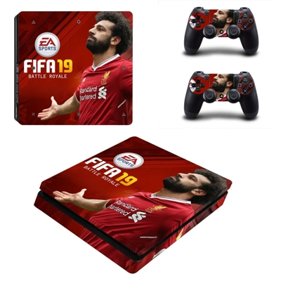 FIFA 19 decal skin for PS4 Slim Console and two controllers FIFA 19 decal skin for PS4 Slim Console and two controllers